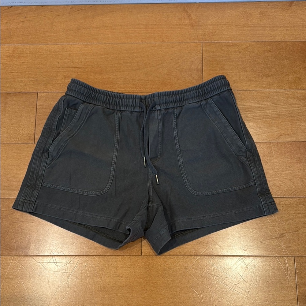 Athleta Black Athletic Shorts Elastic Waistband